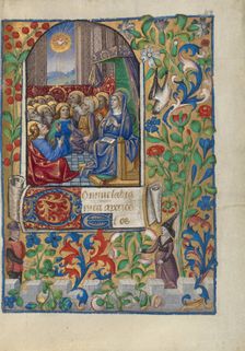 Pentecost; Book of Hours, about 1480-1490. Creator: Georges Trubert
