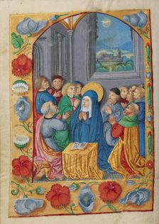 Pentecost; Book of Hours, early 16th century. Creator: Unknown