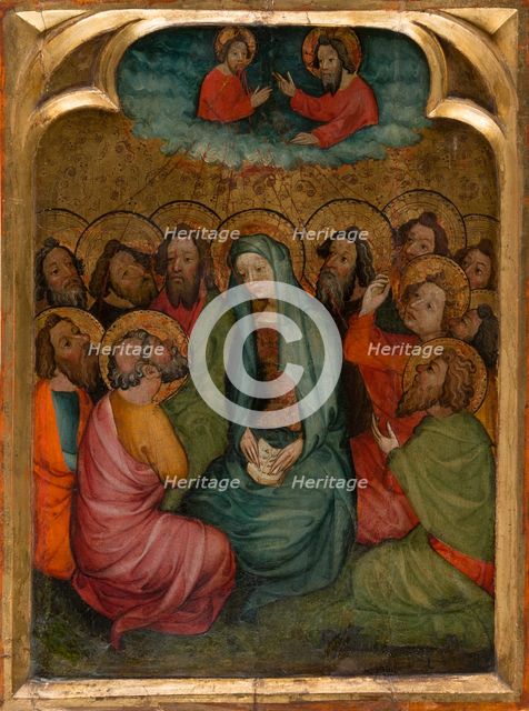 Pentecost, c1420-1430. Creator: Spanish Master first half of the 15th century.