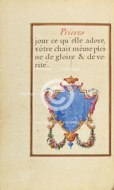 Pentecost; Prayers of the Mass, about 1720-1730. Creator: Jean Pierre Rousselet.