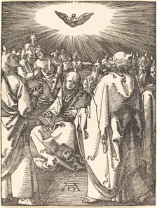 Pentecost, probably c. 1509/1510. Creator: Albrecht Durer