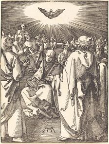 Pentecost, probably c. 1509/1510. Creator: Albrecht Durer
