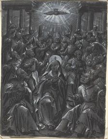 Pentecost [recto], c. 1600. Creator: Unknown