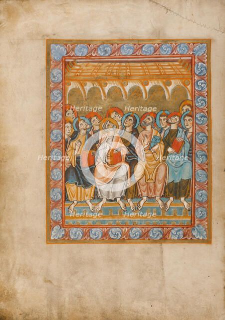 Pentecost; Sacramentary, about 1025-1050. Creator: Unknown.