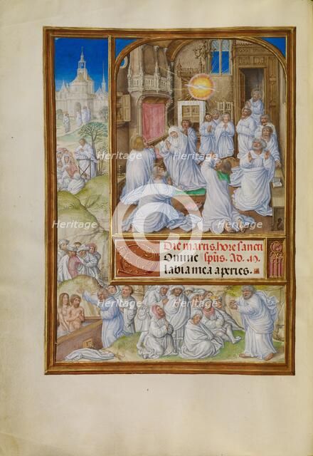Pentecost; Spinola Hours, about 1510-1520. Creator: Master of James IV of Scotland.