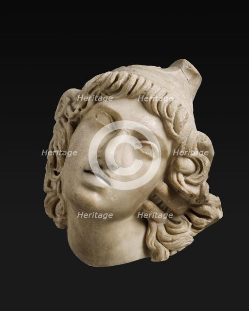Penthesilea, Amazonian queen (Roman copy from a Greek Original), ca 160 BC. Artist: Art of Ancient Rome, Classical sculpture  