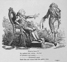 Penury incurr'd by endless riot, vanity, the lust of pleasure and variety! c1820 Creator: George Cruikshank