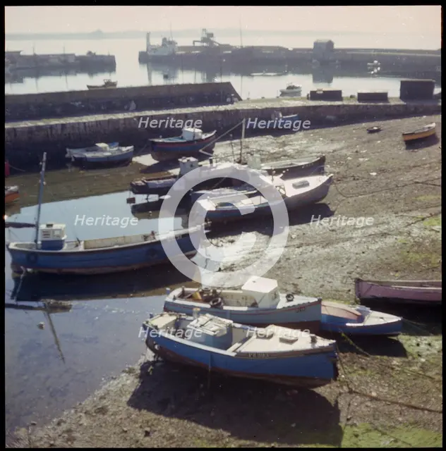 Penzance Harbour, Cornwall, 1967-1970. Creator: Eileen Deste.