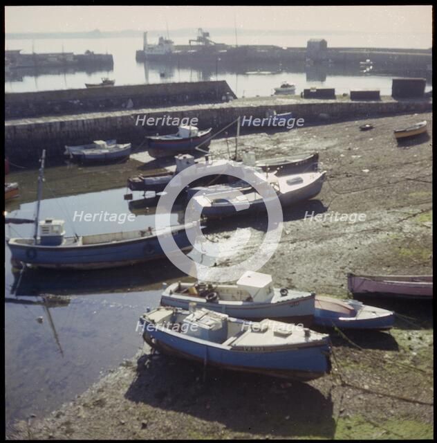 Penzance Harbour, Cornwall, 1967-1970. Creator: Eileen Deste.