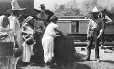 Peon group near Rascon, between 1880 and 1897. Creator: William H. Jackson