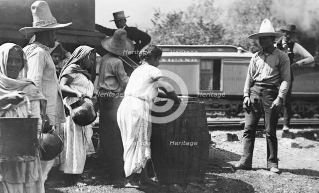 Peon group near Rascon, between 1880 and 1897. Creator: William H. Jackson.
