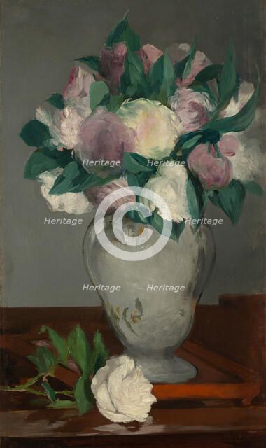 Peonies, 1864-65. Creator: Edouard Manet.