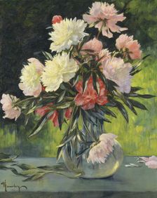 Peonies, 1898. Creator: Gunnar G:son Wennerberg