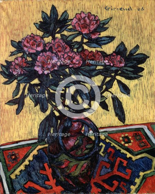 'Peonies', 1906.  Artist: Pierre Paul Girieud