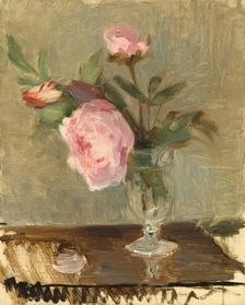 Peonies, c. 1869. Creator: Berthe Morisot