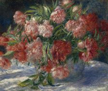 Peonies, c1880. Creator: Pierre-Auguste Renoir