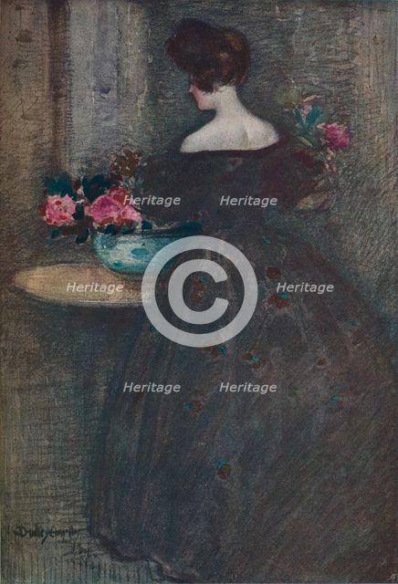 'Peonies', c1887-1906, (1906).  Creator: Dudley Hardy.