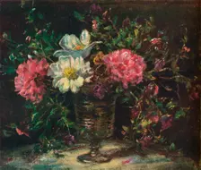 Peonies c1919. Artist: Mark Fisher