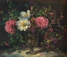 Peonies c1919. Artist: Mark Fisher