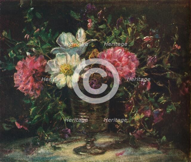 'Peonies', c1919. Artist: Mark Fisher.