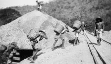 Peons at work near Rascon, between 1880 and 1897. Creator: William H. Jackson
