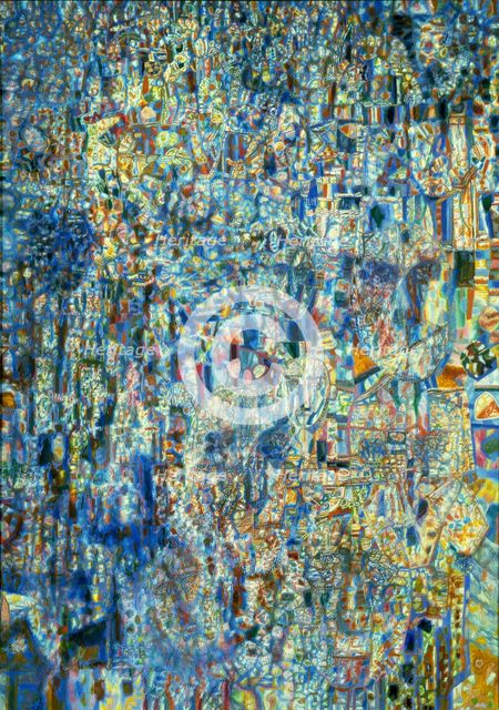 People, 1930. Artist: Filonov, Pavel Nikolayevich (1883-1941)
