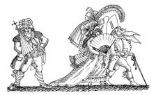 People of consequence 1794.Artist: John O'Keeffe