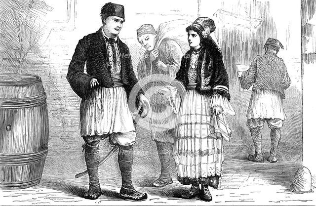 People of Servia, 1872. Creator: Unknown.