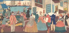 People of the Five Nations, 1861. Creator: Utagawa Yoshitora