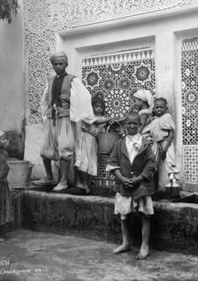 People at a well, Casablanca, Morocco, c1920s-c1930s(?)