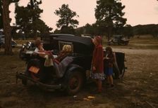People at the Fair, Pie Town, New Mexico, 1940. Creator: Russell Lee