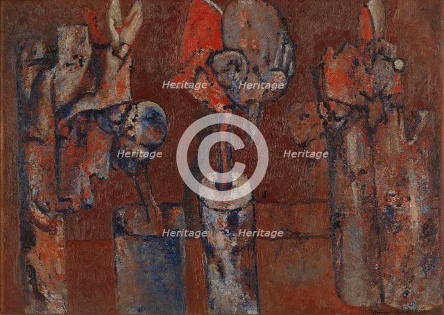 People and Bodies, 1929. Creator: Frits van den Berghe.