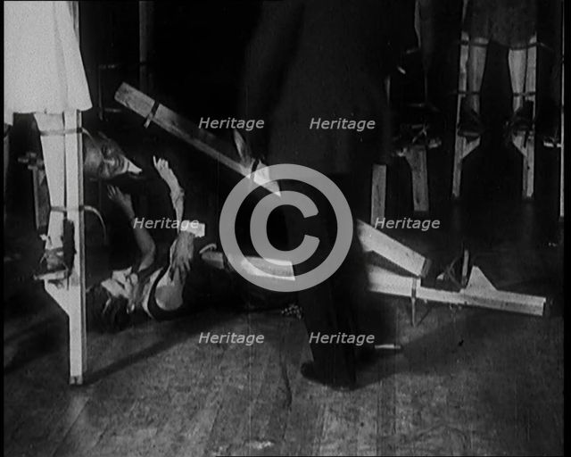 People Dancing on Stilts and Falling Over, 1929. Creator: British Pathe Ltd.