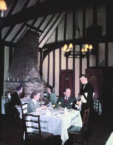 People dining at the Red Lion, Colchester, Essex, c1955-1965. Creator: Arthur Charles Kirby Ware