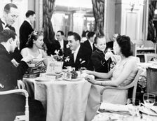 People dining at the Trocadero Restaurant, Leicester Square, London, 1939