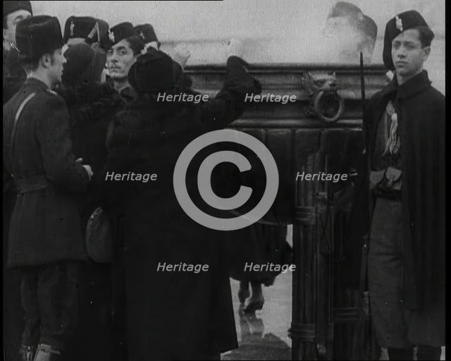 People Donating Their Gold into a Melting Pot, 1936. Creator: British Pathe Ltd.