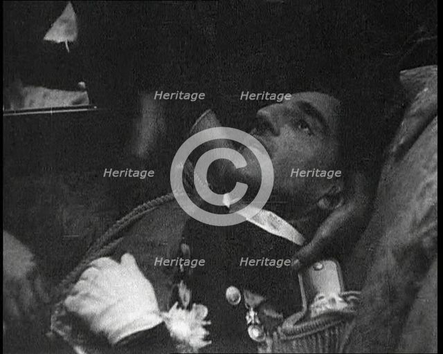 People Inspecting the Corpse of Alexander I, His Majesty the King of Yugoslavia, 1934. Creator: British Pathe Ltd.
