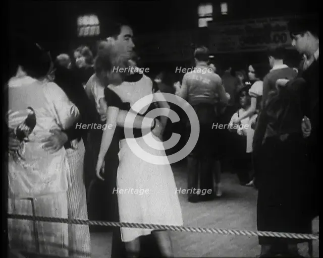 People Performing a ‘Dance Marathon’, 1930s. Creator: British Pathe Ltd.