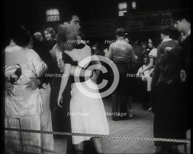 People Performing a ‘Dance Marathon’, 1930s. Creator: British Pathe Ltd.