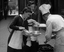 People Preparing Food, 1941. Creator: British Pathe Ltd