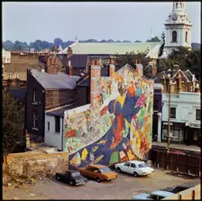 People's River Mural, Creek Road, Greenwich, Greater London Authority, 1975-1985. Creator: Leonard Robin Mattock