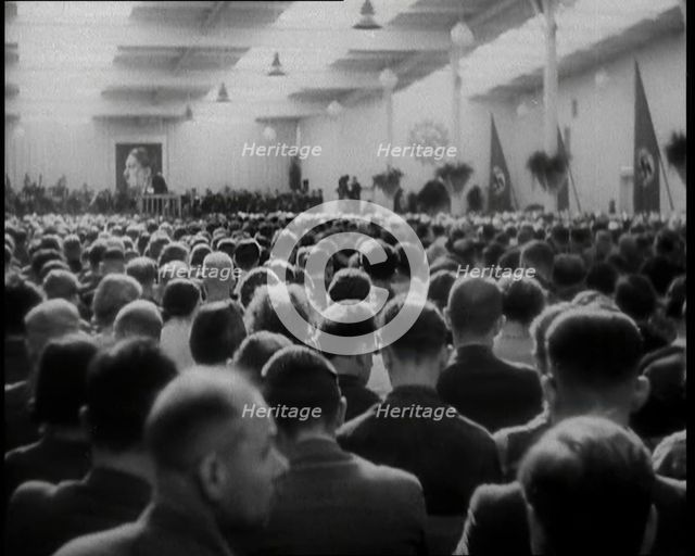 People Watching an  Orchestra in Nazi Germany, 1930s. Creator: British Pathe Ltd.