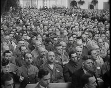 People Watching an Orchestra in Nazi Germany, 1937. Creator: British Pathe Ltd