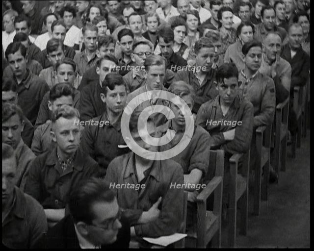 People Watching an  Orchestra in Nazi Germany, 1937. Creator: British Pathe Ltd.