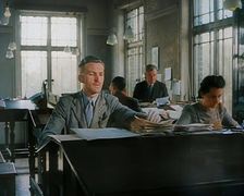 People Working in an Office, 1940. Creator: British Pathe Ltd