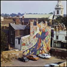 People's River Mural, Creek Road, Greenwich, Greater London Authority, 1975-1985. Creator: Leonard Robin Mattock