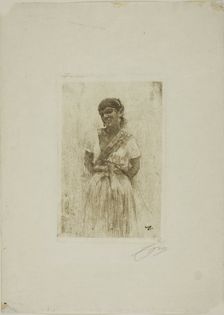 Pepita, 1883. Creator: Anders Leonard Zorn