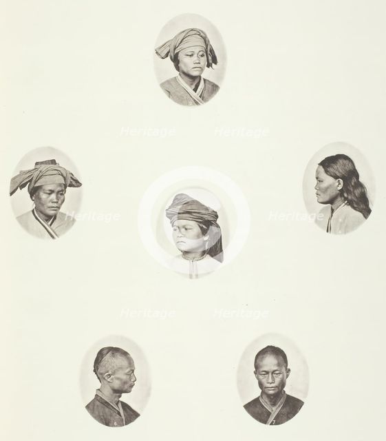Pepohoan Female Head; Pepohoan Female Head; Pepohoan Female Head; Pepohoan Female..., c. 1868. Creator: John Thomson.