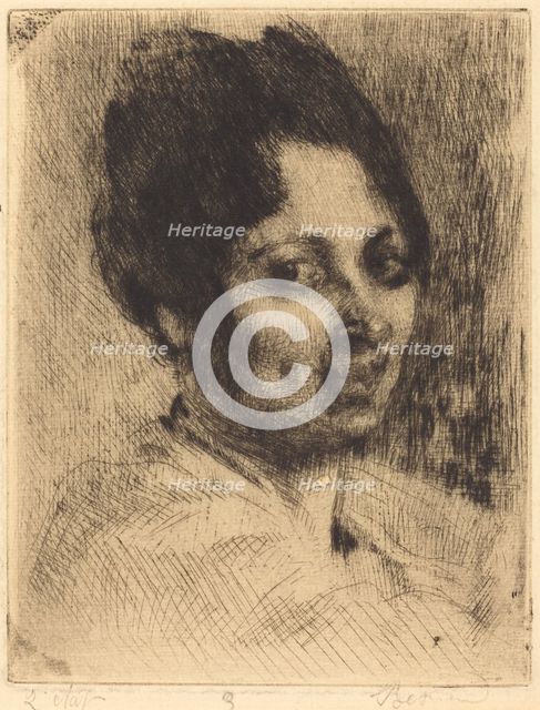 Peppina, 1919. Creator: Paul Albert Besnard.