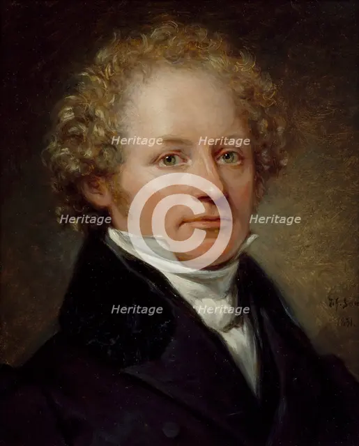 Per Daniel Amadeus Atterbom, 1790-1855, 1831. Creator: Johan Gustaf Sandberg.